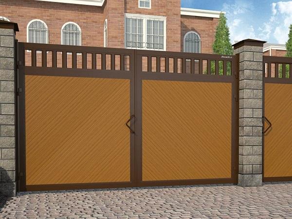 Купить распашные ворота дорхан